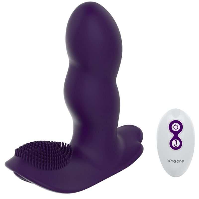 Stimulateur Télécommandé Loli 7 Vibrations 5 Impacts - Silicone - Nalone