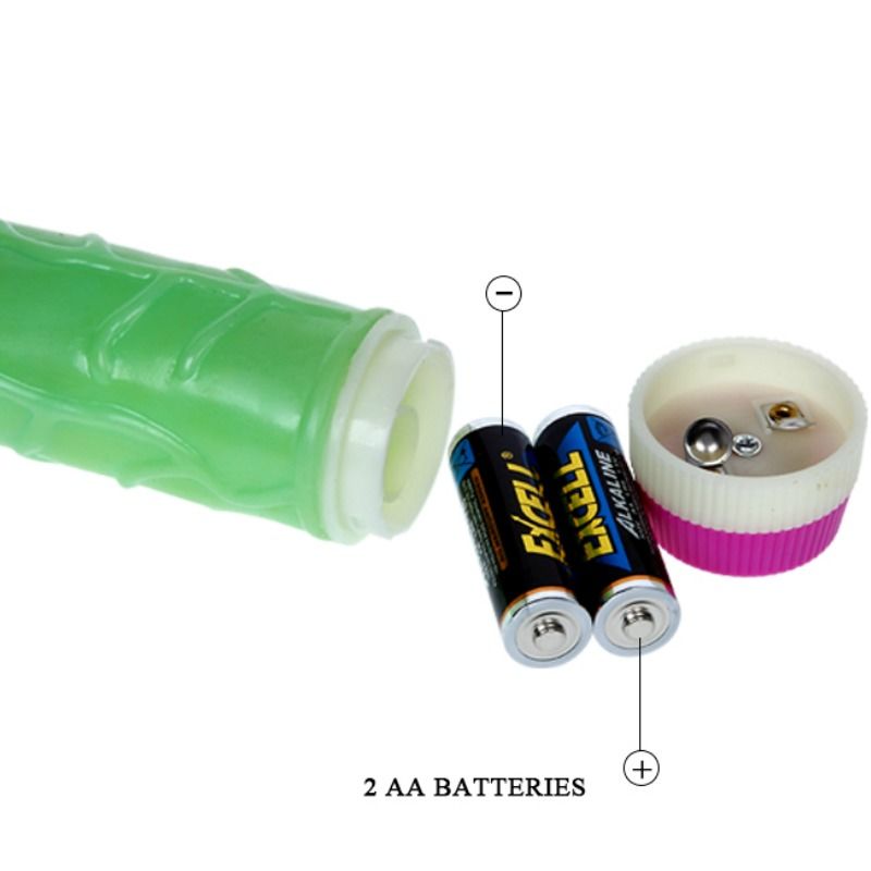Gode Vibrant Réaliste Vagues de Plaisir - Multivitesse PVC - Baile