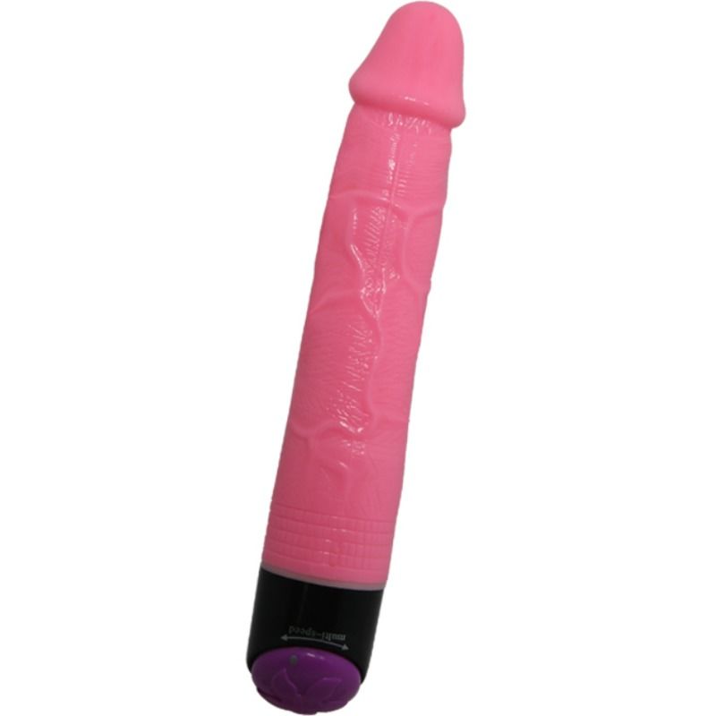 Vibromasseur Réaliste Super Doux TPR Multivitesse 23 cm - Baile