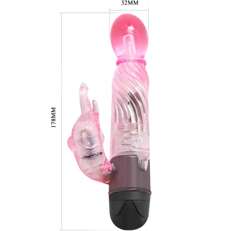 Vibromasseur Rabbit Amant 10 Modes Silicone Rechargeable - Baile