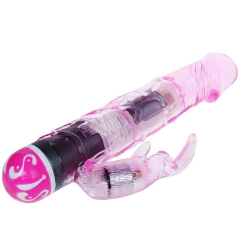 Vibromasseur Rabbit Texturé - 10 Modes Multivitesse TPR - Baile