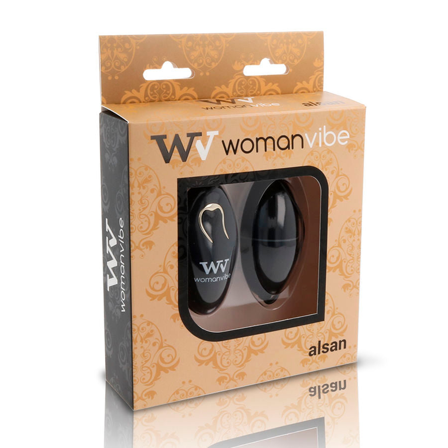 Oeuf Vibrant Télécommandé Alsan 12 Modes Silicone - Womanvibe