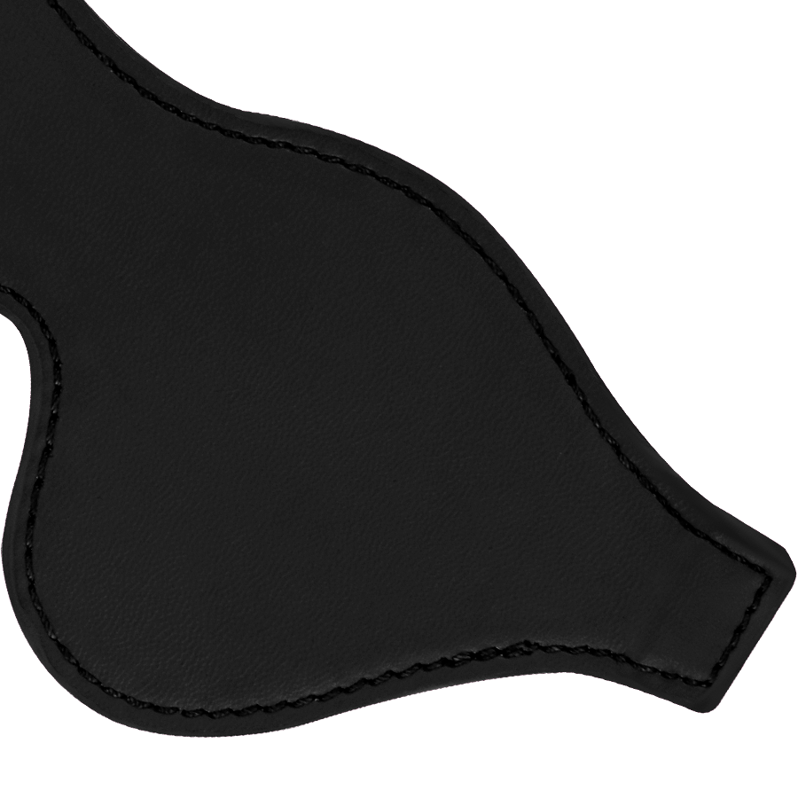 Masque BDSM Bandeau Yeux PVC - Élastique Ajustable - Darkness