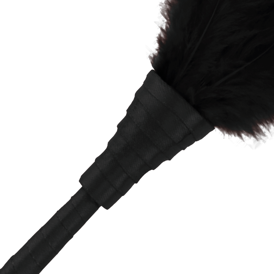 Plumeau Érotique Stimulant Plumes 24 cm - Darkness