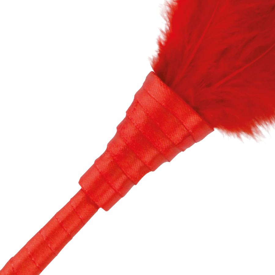 Plumeau Érotique Stimulant Plumes 24 cm - Darkness