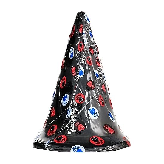Plug Anal XXL Fiche Triangulaire 30 cm PVC Sans Phtalates - All Black