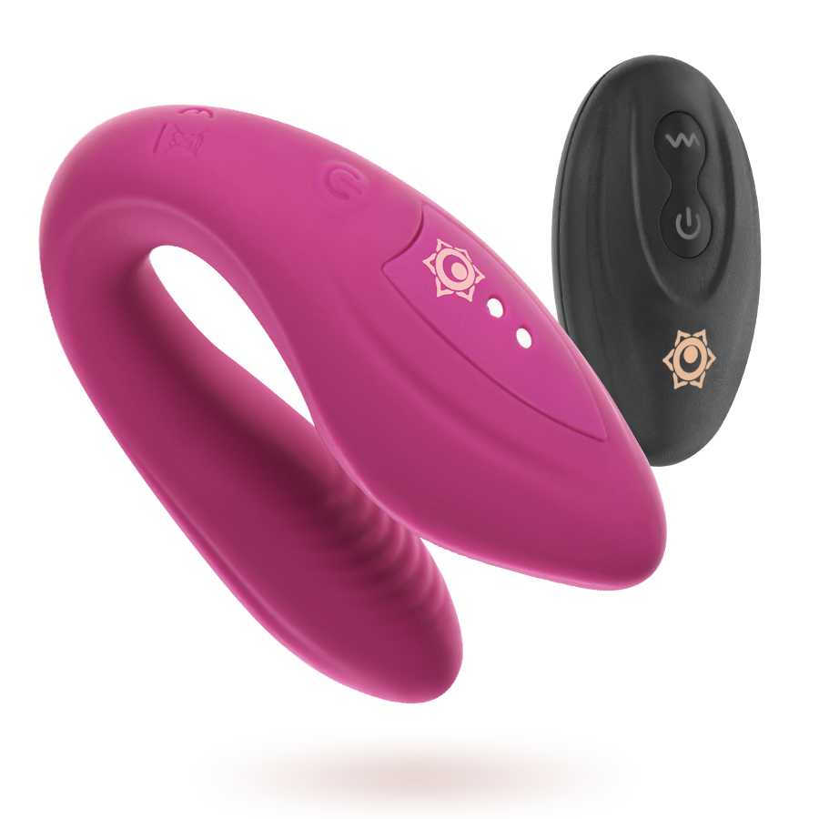Vibromasseur Couple Connecté Kama Azabache Télécommande Sans Fil - Rithual