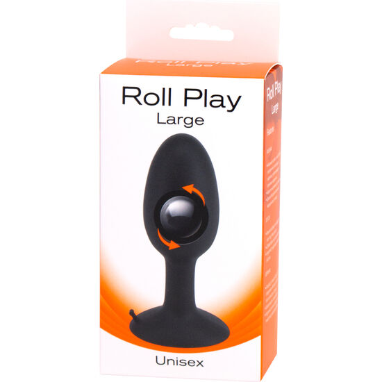 Plug Anal Silicone Roll Play Base Évasée - Seven Creations