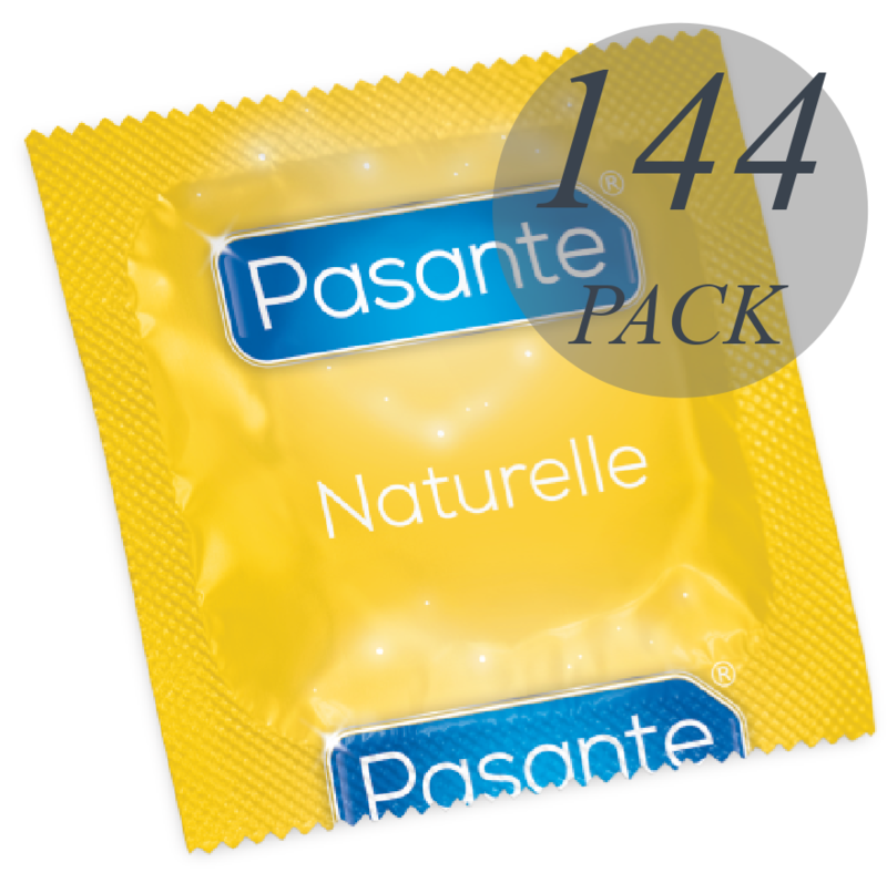 Préservatifs Naturelle Forme Conique Embout Réservoir 144 Unités - Pasante