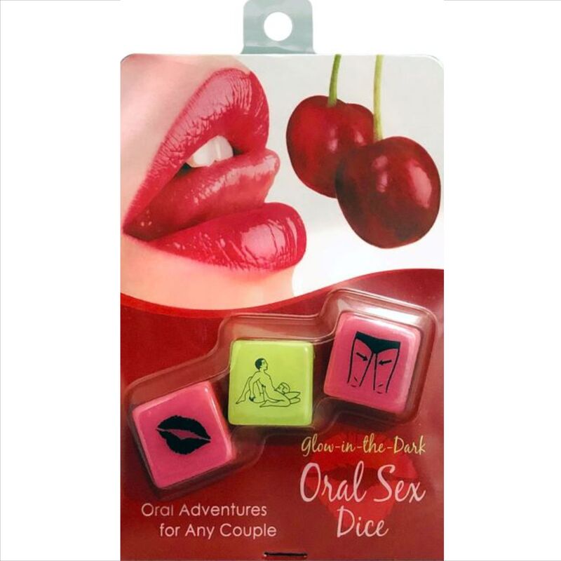 Jeu de Dés Coquin Sexe Oral Phosphorescent Glow in the Dark - Kheper Games