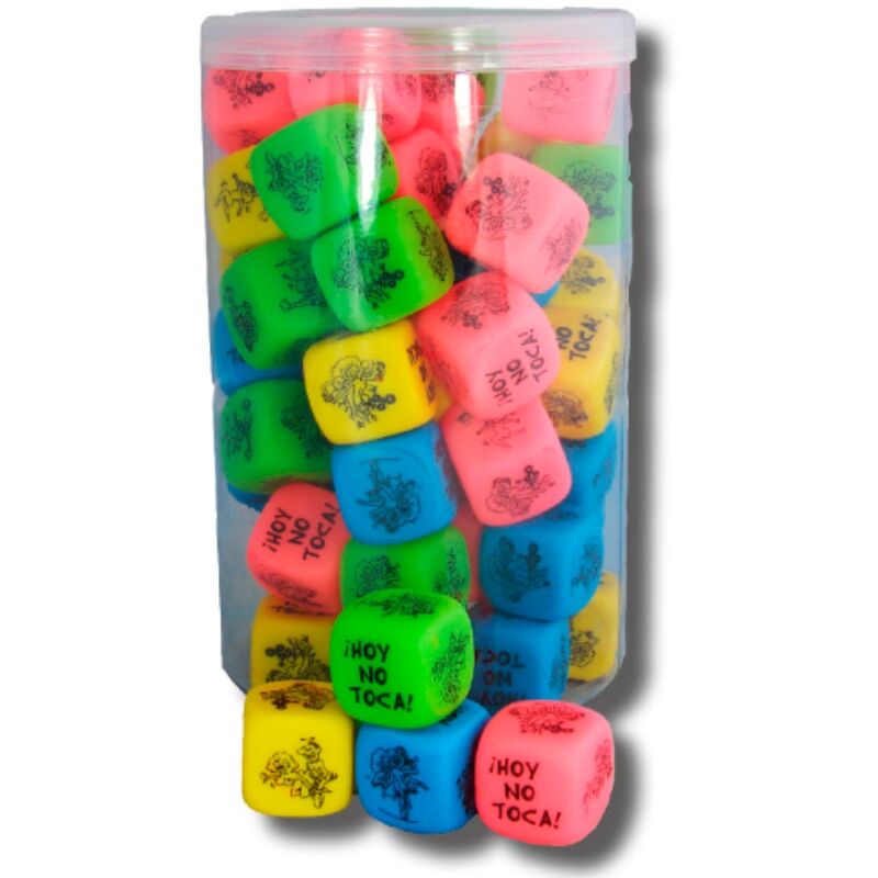 Jeu de Dés de Postures Fluorescents Diablo Picante - Jeux Coquins
