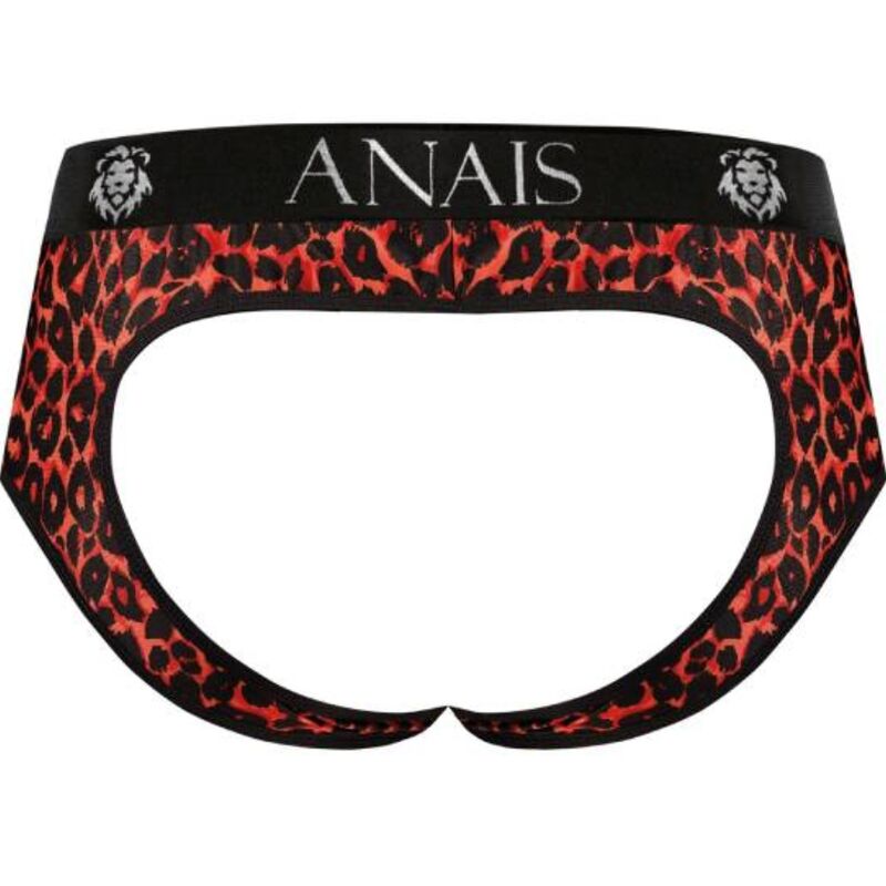 Jock Strap Tribal Bikini Fesses Ouvertes Imprimé Animal Rouge - Anais Men