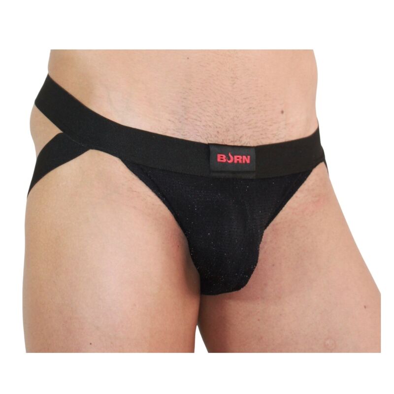 Jockstrap Brillant Échancré Effet Wet Look - Burn