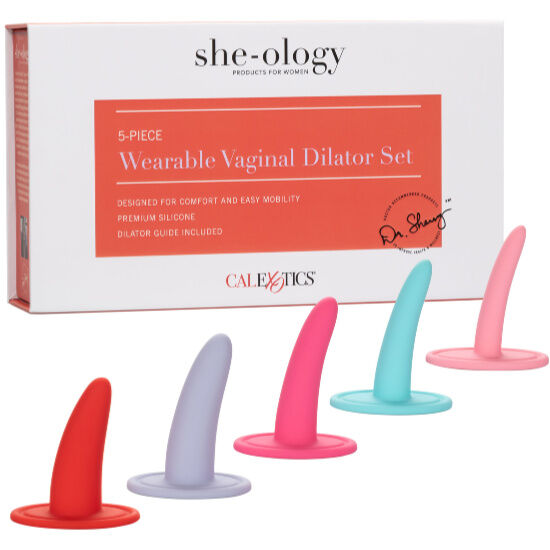 Kit Dilatateurs Vaginaux Progressifs She-Ology 5 Pièces Silicone - CalExotics