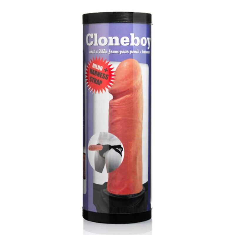Kit Moulage Gode Personnalisé avec Sangle Harnais et Ventouse - Cloneboy