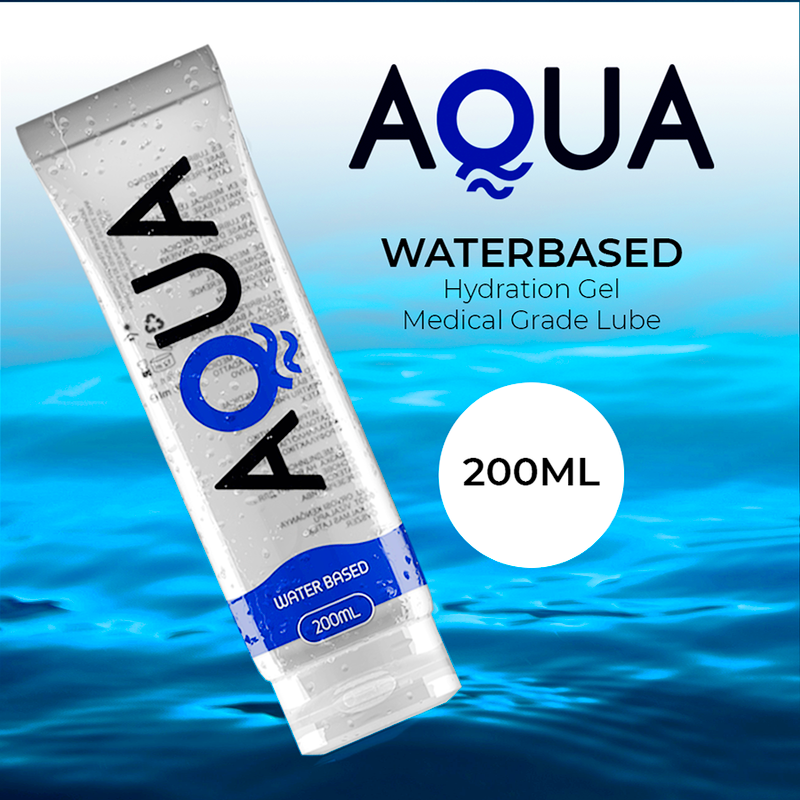 Lubrifiant Base Eau 200 ml - Longue Durée - Aqua Quality
