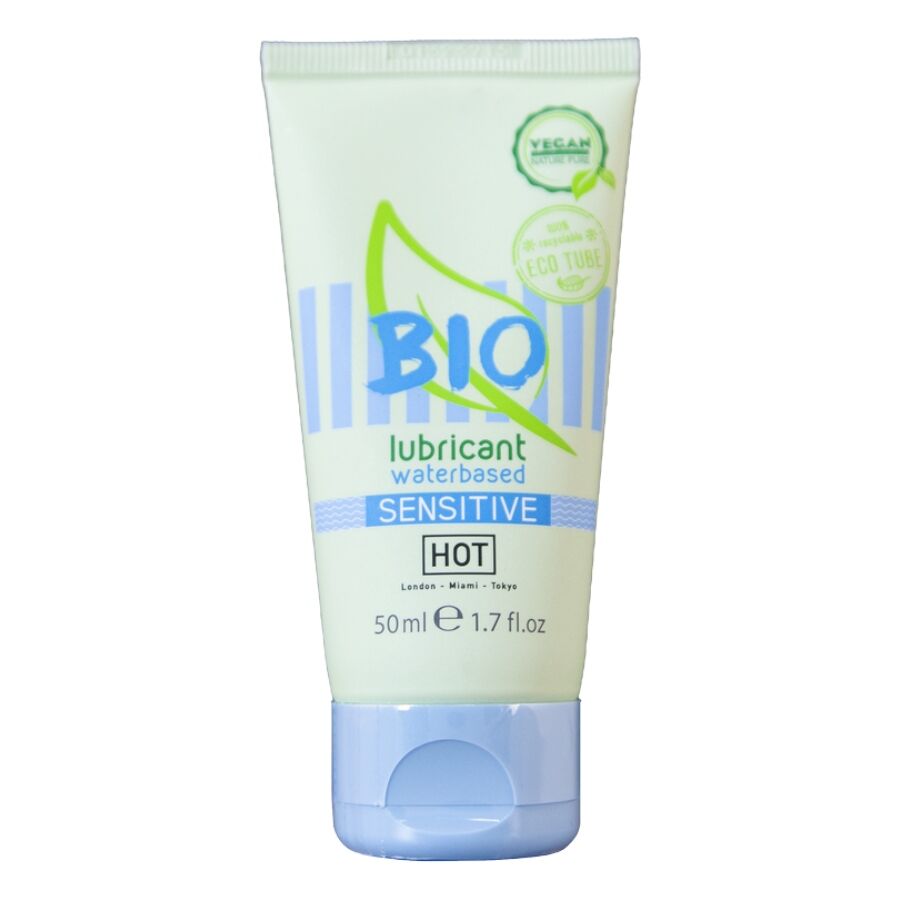 Lubrifiant Bio à Base d'Eau Sensitiv Aloe Vera Vegan 50 ml - Hot
