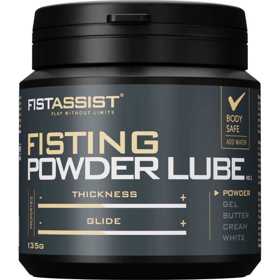 Lubrifiant en Poudre Fist Assist Texture Personnalisable 135 g - Cobeco