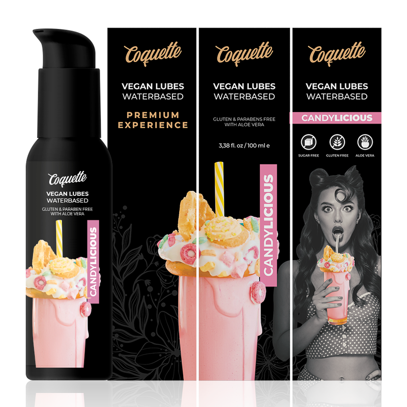 Lubrifiant Végan Saveurs Premium Experience 100 ml - Coquette