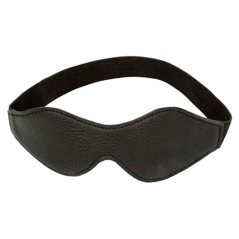 Masque BDSM Black-Out Nocturnal Cuir Doublure Néoprène - CalExotics