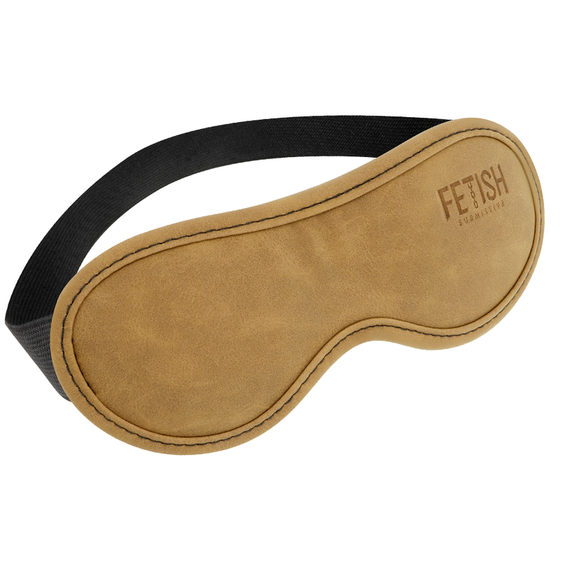 Masque BDSM Cuir Végan Doublure Néoprène Réglable - Fetish Submissive