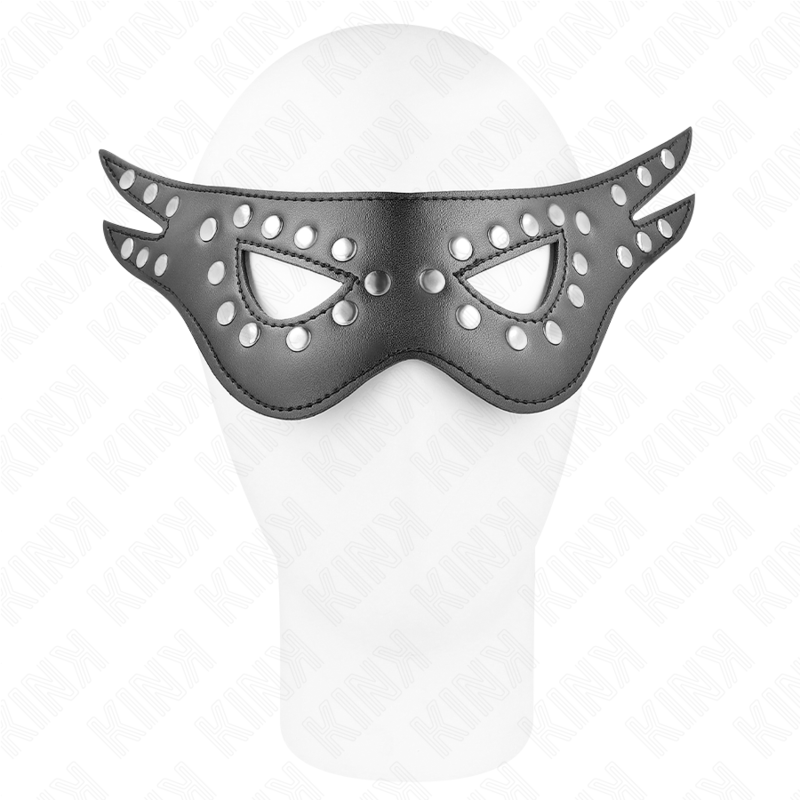 Masque BDSM Sensuel Cuirette Modèle 1 Élastique Réglable - Kink