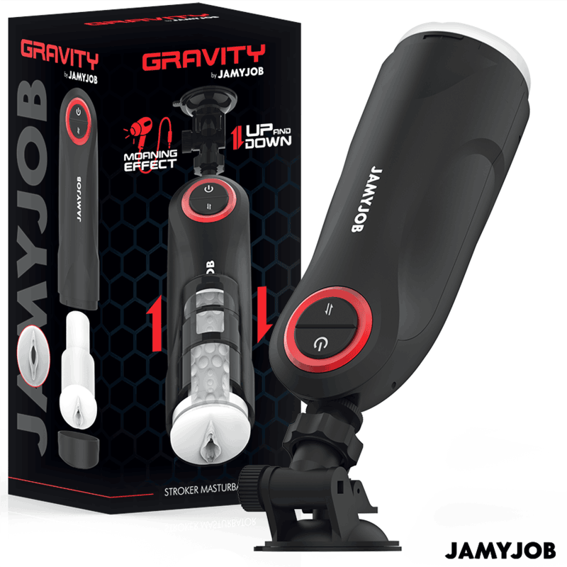 Masturbateur Automatique Gravity 5 Modes d'Aspiration Rechargeable - Jamyjob