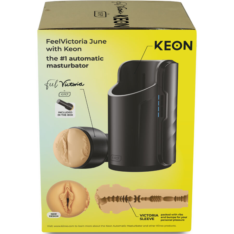 Masturbateur Automatique Keon WiFi Combo Victoria June + Feel Stroker - Kiiroo
