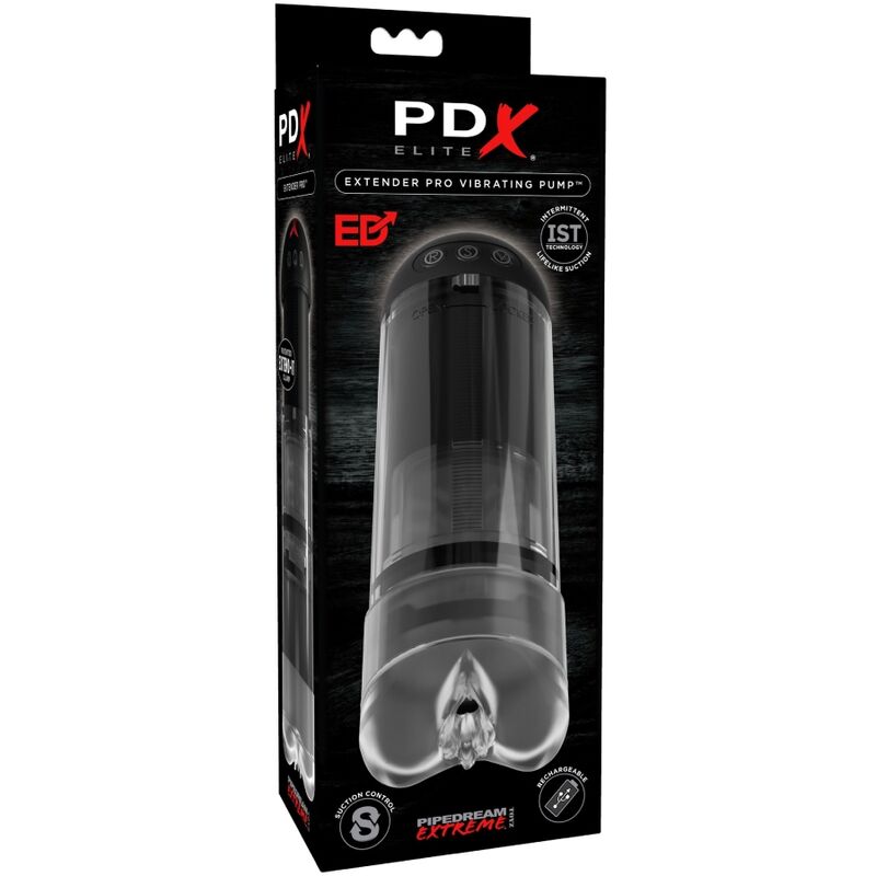 Masturbateur Automatique Stroker Extender Pro Aspiration IST Tube Extensible - PDX Elite