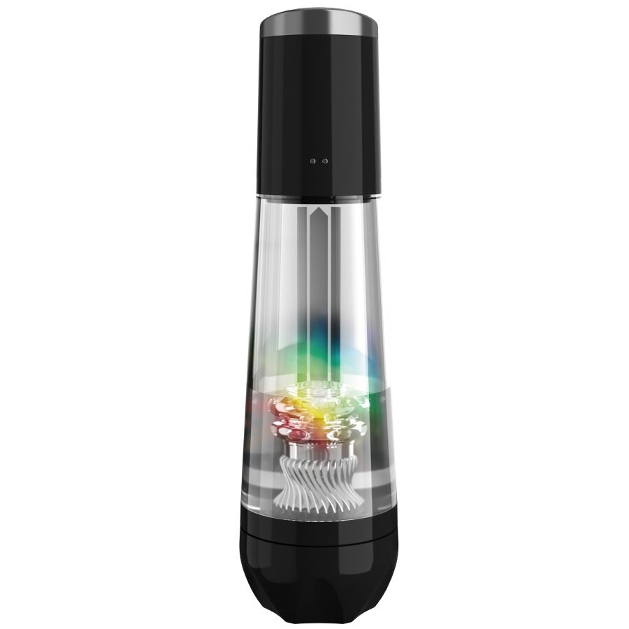 Masturbateur Automatique ViewTube Max View Aspiration Transparente LED - PDX Elite