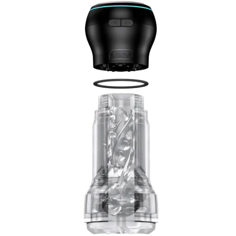 Masturbateur Combo Feel Pocket Stroker Crystal + Power Blow Aspiration - Kiiroo