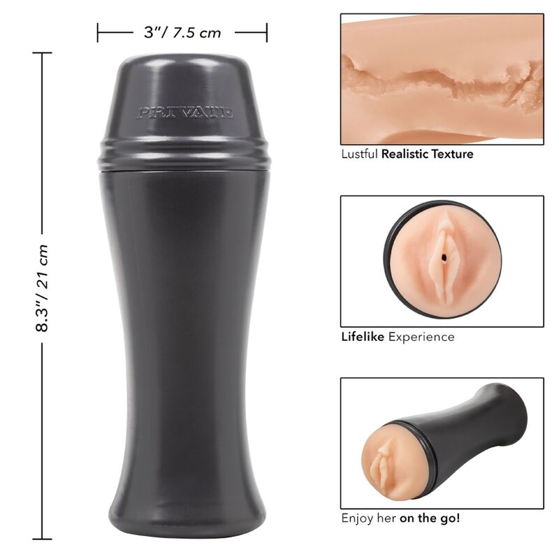 Masturbateur Compact Hot Bombshell To Go Texture Réaliste Nomade - Private