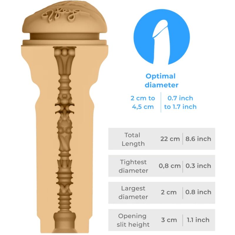 Masturbateur FeelReya Moulage Réaliste Compatible Keon - Kiiroo