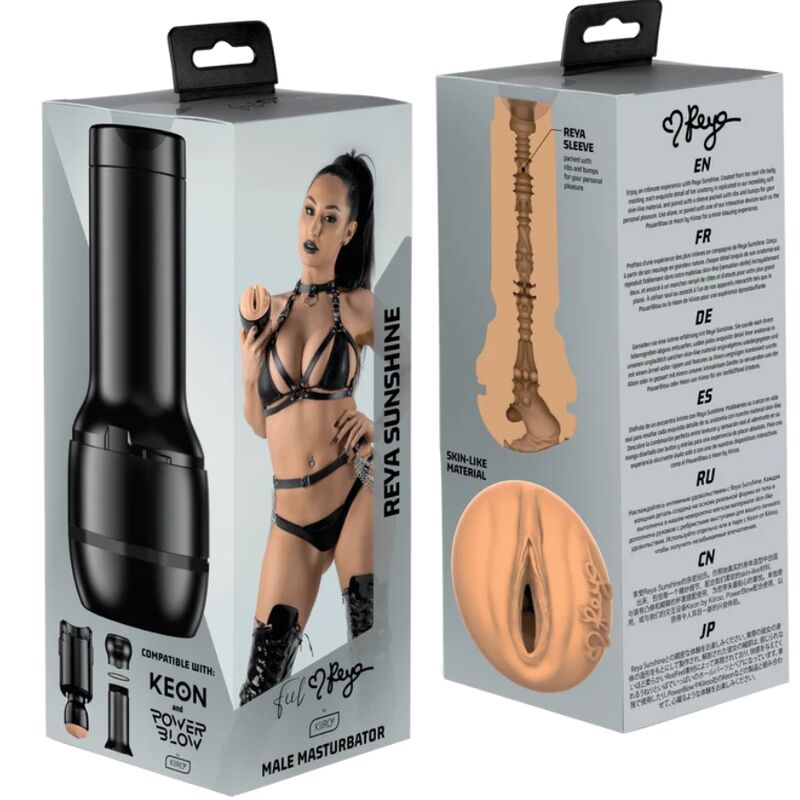 Masturbateur FeelReya Moulage Réaliste Compatible Keon - Kiiroo