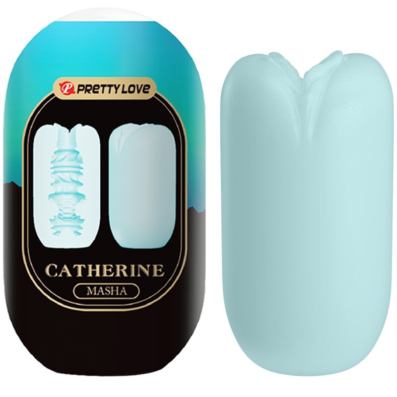 Masturbateur Oeuf Masha texturé Super Extensible - TPR - Pretty Love