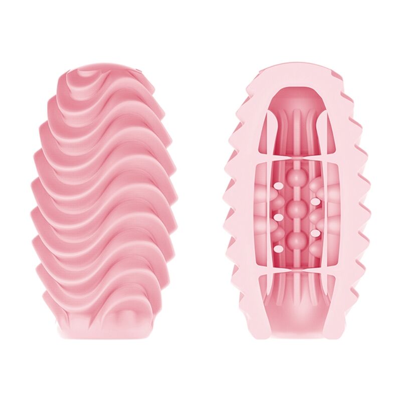 Masturbateur Oeuf Modèle 2 Gaine Nervurée Extensible - Pretty Love