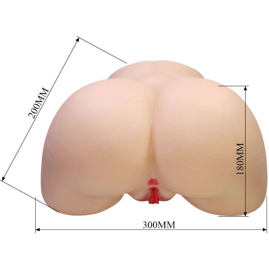 Masturbateur Olivia Fesses Réalistes Vagin et Anus 5,5 kg - Crazy Bull