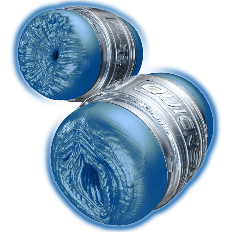 Masturbateur Quickshot Alien Texture Crocs Ouvert Deux Extrémités - Fleshlight