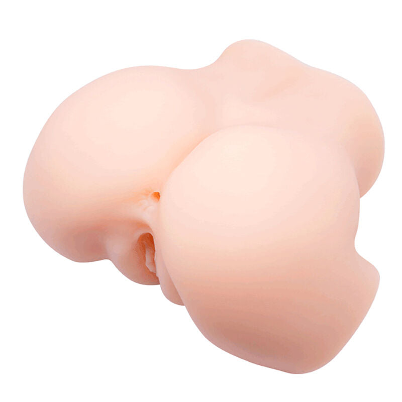 Masturbateur Réaliste Double Vagin et Anus Vibrant Format Voyage - Crazy Bull