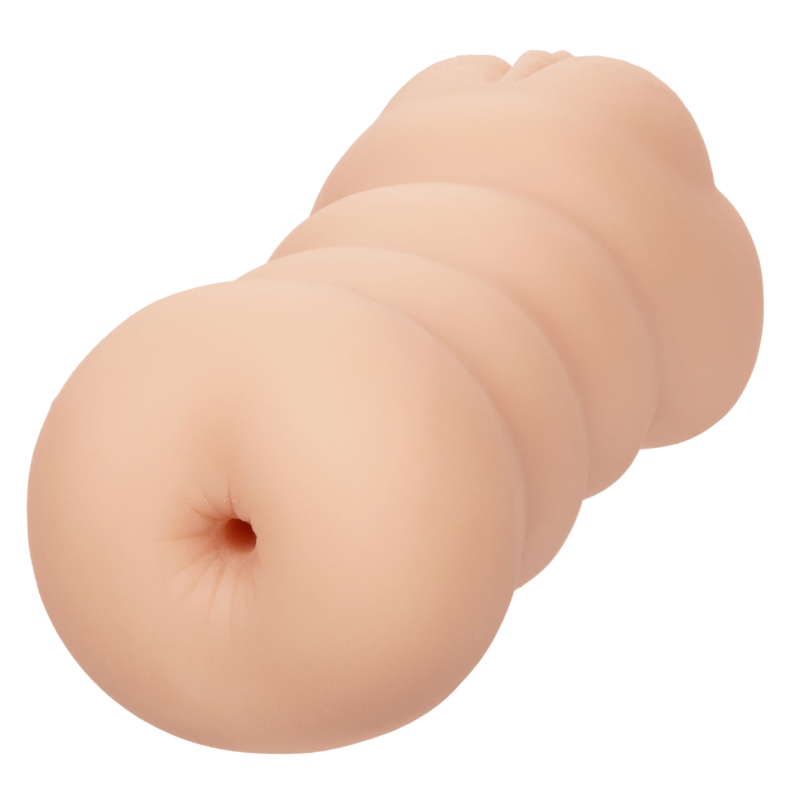 Masturbateur Réversible Double Entrée The Three Way Texturé Compact - CalExotics