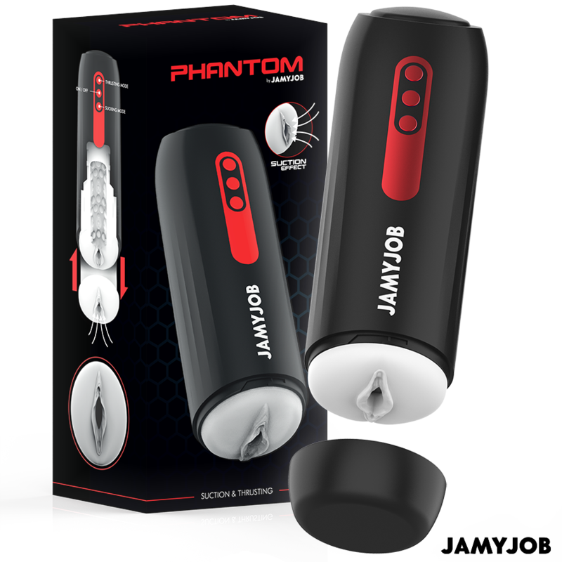 Masturbateur Vagin Automatique Phantom 5 Modes Aspiration et Poussée - Jamyjob