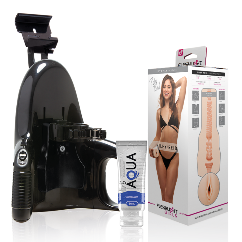 Masturbateur Vagin Riley Reid Utopia + Lubrifiant 50 ml - Fleshlight
