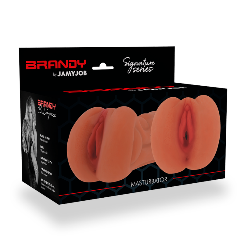 Masturbateur Vagin Signature Brandy TPR Compact Nomade - Jamyjob
