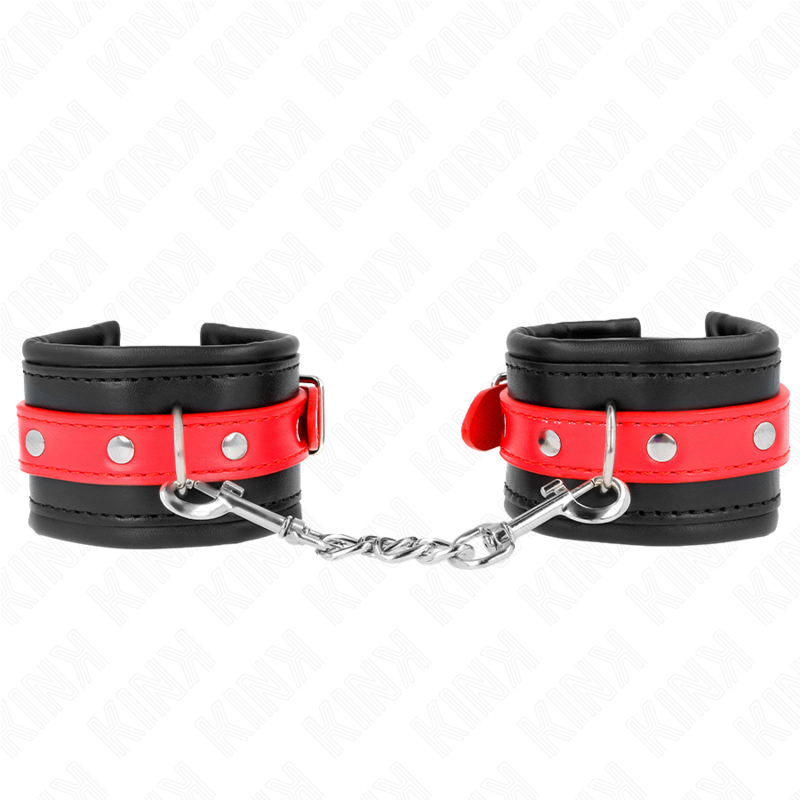 Menottes BDSM Cuir Ceinture Ajustable 17-28 cm - Kink
