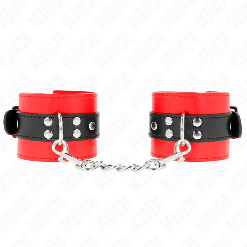 Menottes BDSM Cuir Ceinture Ajustable 17-28 cm - Kink