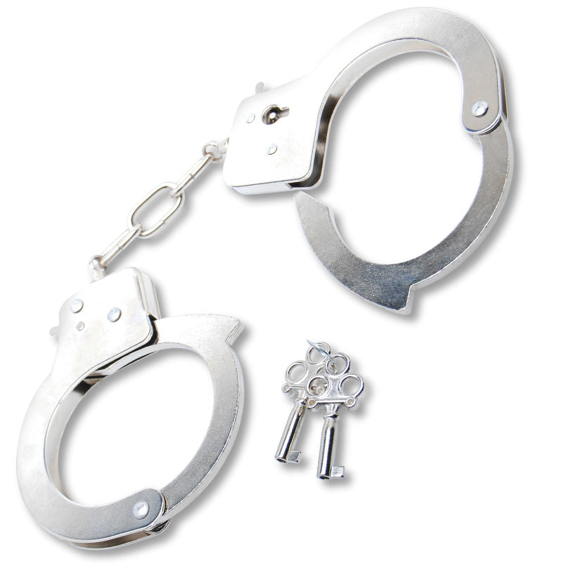 Menottes BDSM Métal Clés Incluses - Fetish Fantasy