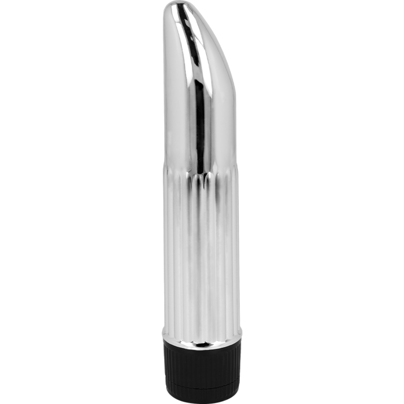 Mini Vibromasseur Argent Pointe Effilée 13,5 cm Multivitesse - Ohmama