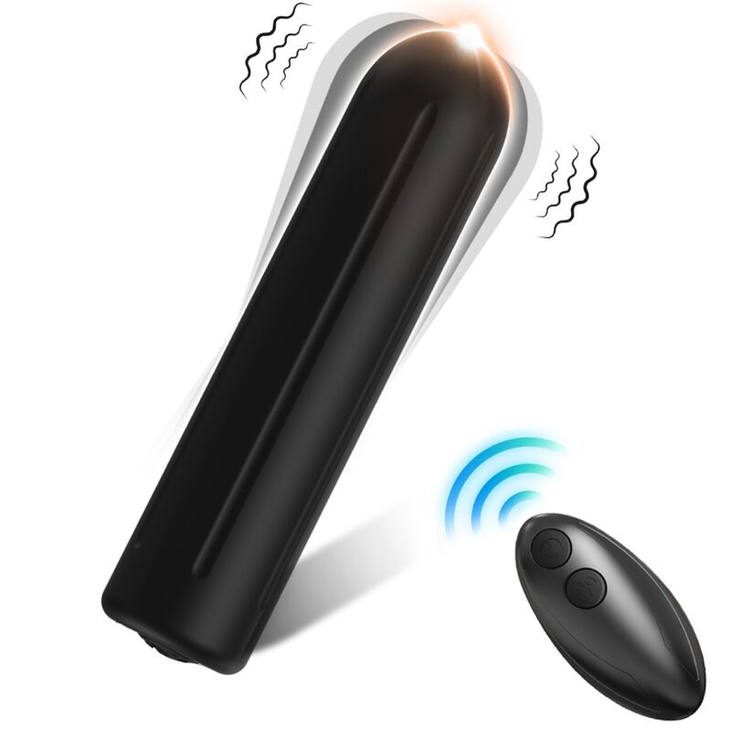 Mini Vibromasseur Bullet Warhead - Télécommande 9 Modes - Armony