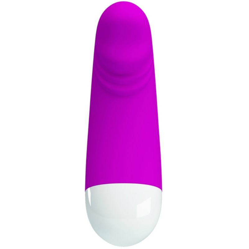 Mini Vibromasseur Luther 30 Modes Rechargeable USB Silicone - Pretty Love