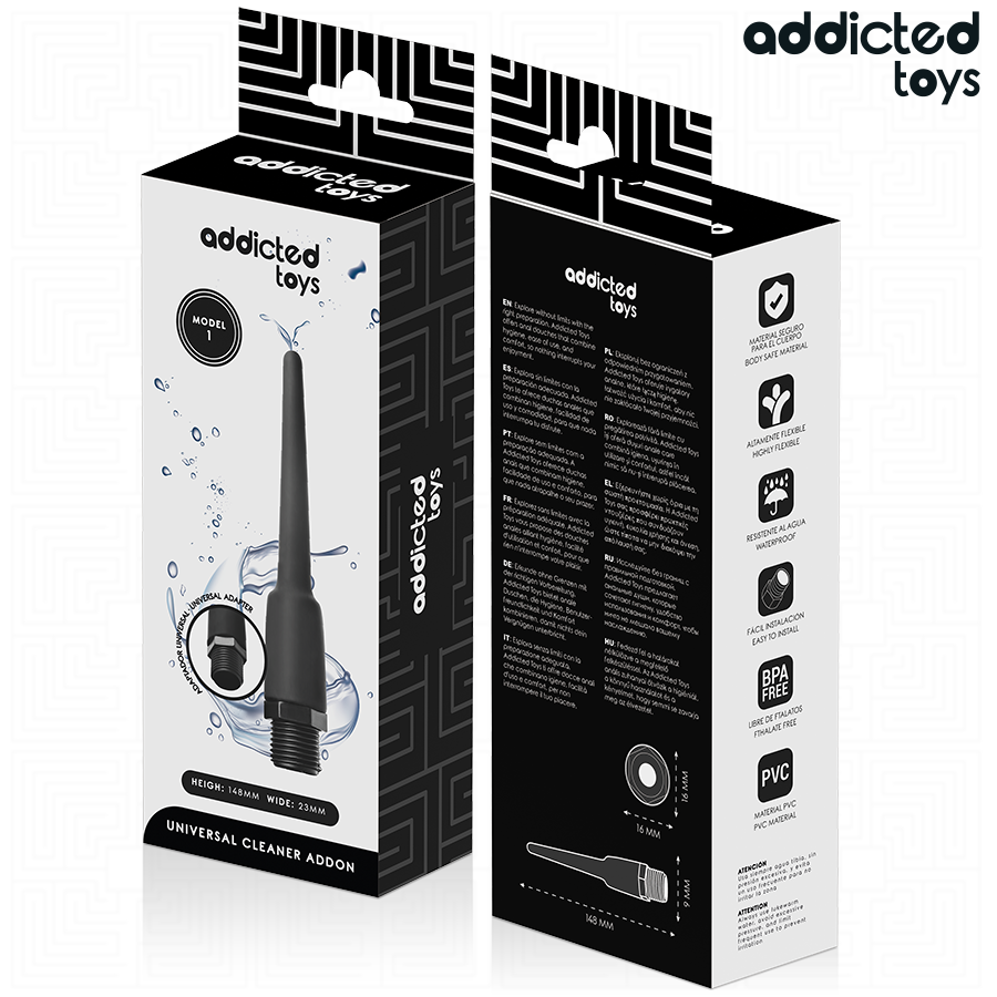 Nettoyant Anal Douche Intime Adaptateur Universel Modèle 1 - Addicted Toys